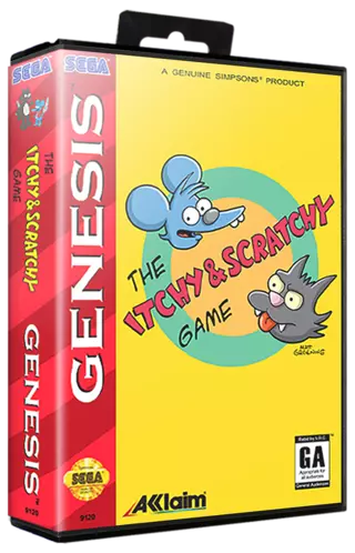 jeu Itchy and Scratchy Game, The